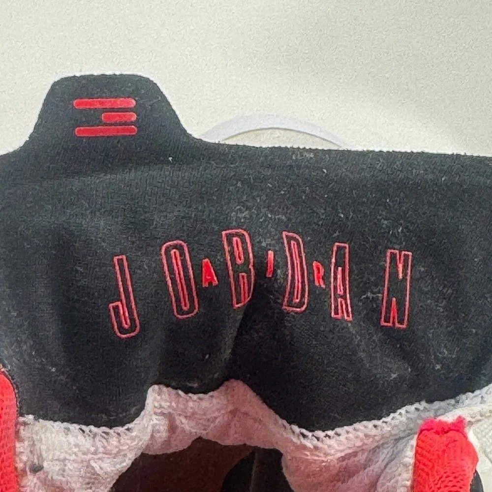 Jordan One Take 4 Men Basketball‎ Shoes White Black Red Size 12